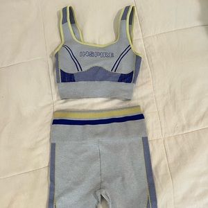 Fabletics Reversible Blue Set size XS